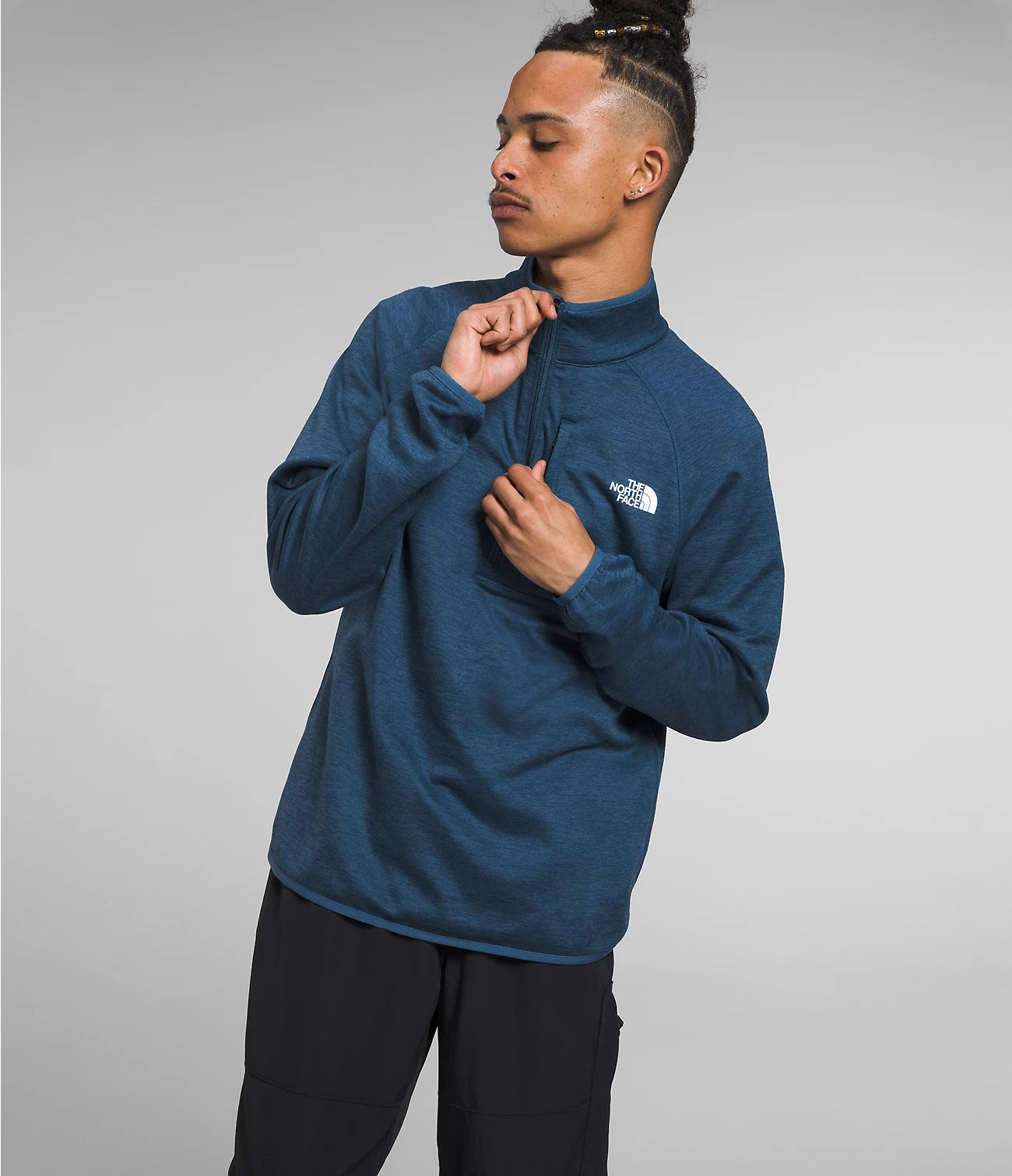 Men's Canyonlands Half Zip Fleece Pullover - NF0A5G9W | Warm & Comfortable Outdoor Jacket for Hiking, Camping & Casual Wear