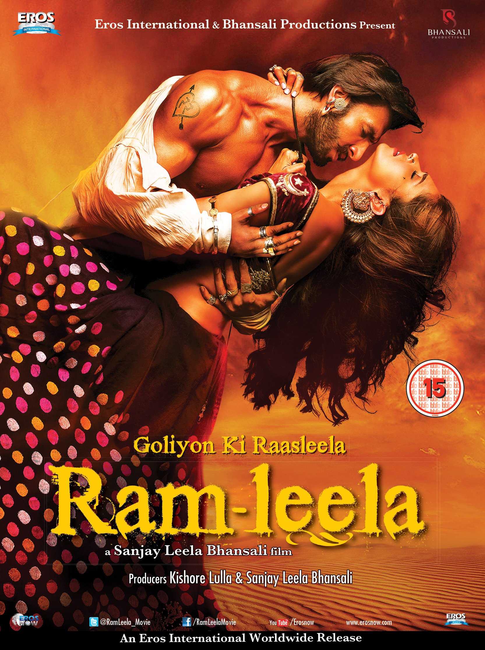 Goliyon Ki Rasleela Ram Leela - Bollywood Musical Drama DVD | Romantic Love Story | Perfect for Movie Nights & Cultural Events