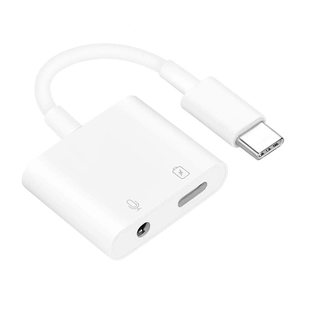 axGear USB-C to 3.5mm Headphone Jack Adapter with Charging Port - Compatible with iPhone 15, Samsung Galaxy, iPad Pro & More | Listen & Charge at Same Time | Ideal for Travel, Office Work, Gaming & Music Listening