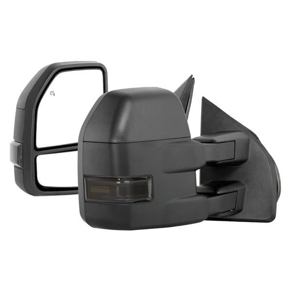 Xtune Telescoping Mirrors for Cars - Adjustable Side Mirror Extenders with Wide View (MIR-FF15015S-G4-PWH-SM-SET) - Perfect for Parking, Lane Changes & Blind Spot Monitoring