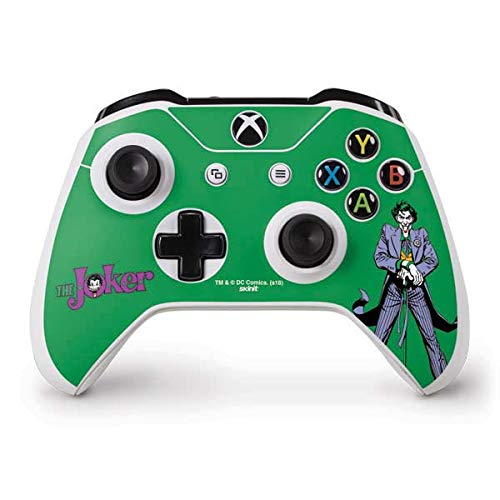 Officially Licensed Warner Bros The Joker Portrait Gaming Skin Decal for Xbox One S Controller - Perfect for Gamers & Collectors