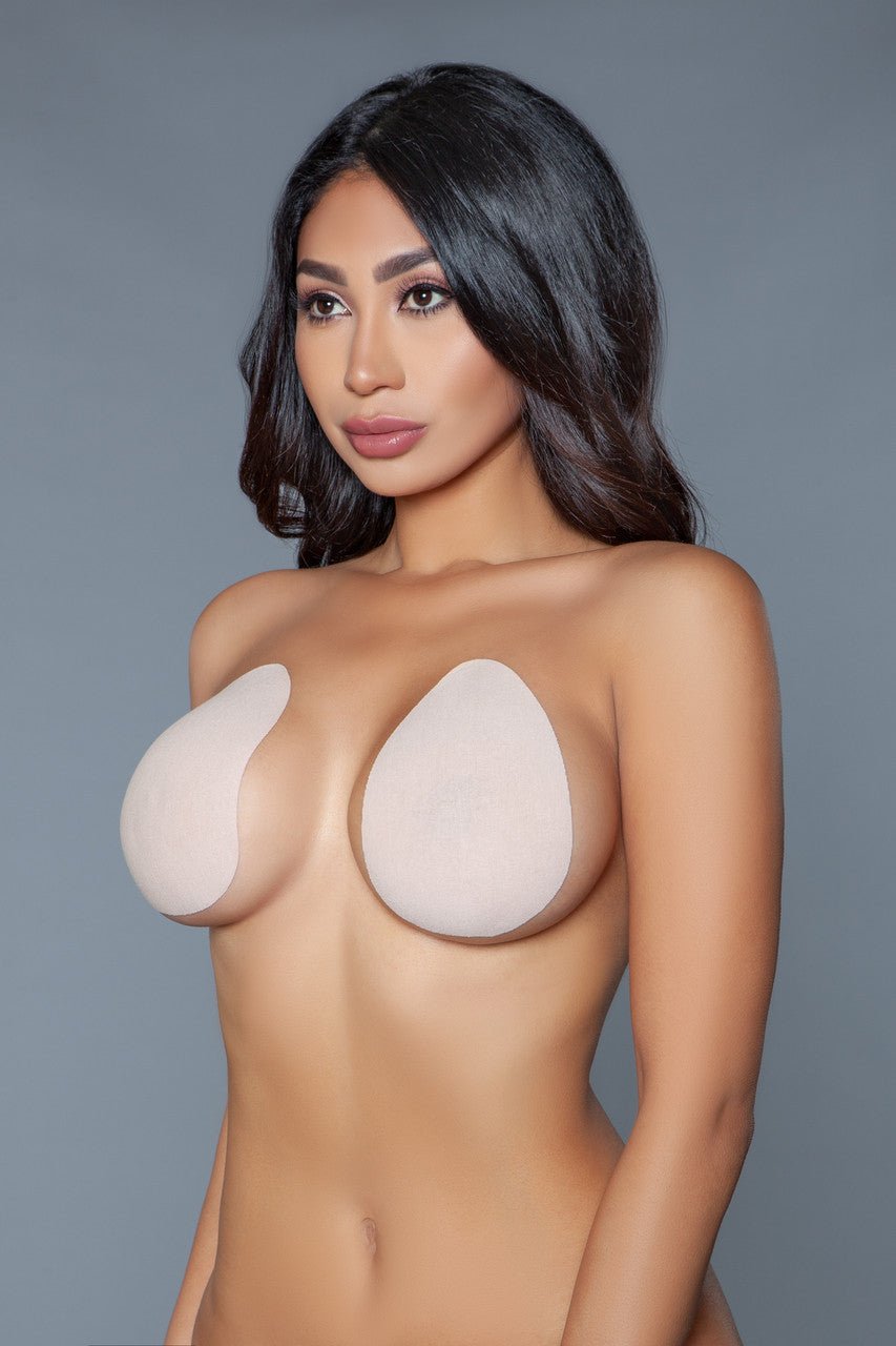 BeWicked Women's Adhesive Breast Lift 2039 - Invisible Bra Support for Backless Dresses, Strapless Gowns & Swimwear - Comfortable & Reusable Nipple Covers for Weddings, Parties & Special Occasions