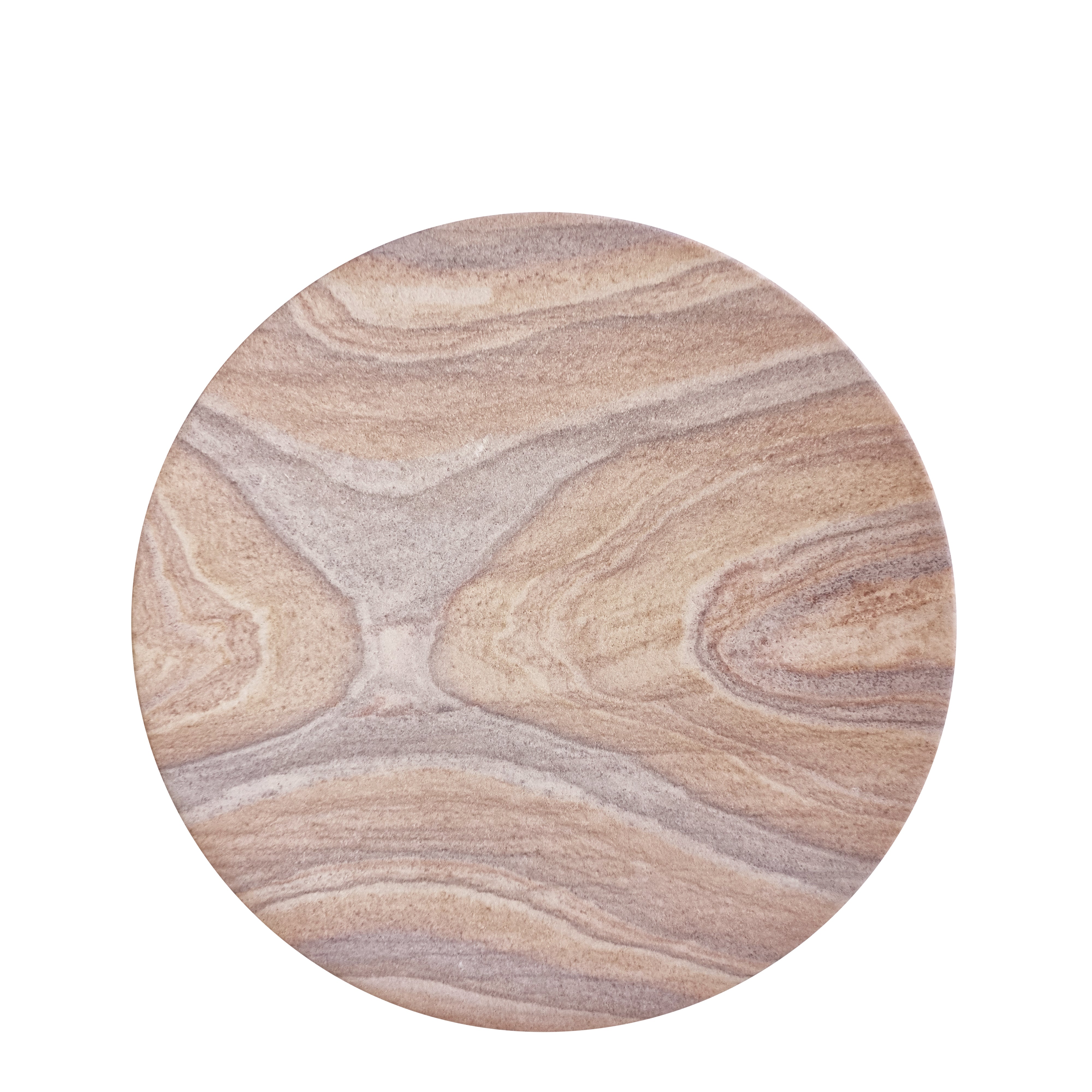 Riley Tray Small 20x20x2.5cm Rainbow Sandstone Stone Serving Tray - Perfect for Jewelry Display, Bathroom Organizer, Coffee Table Decor & Gift Giving