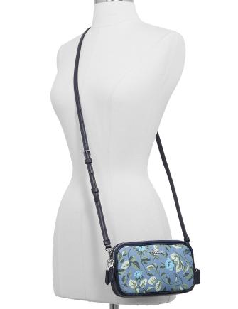 Coach Floral Sadie Crossbody Bag for Women - Stylish Shoulder Purse with Adjustable Strap, Perfect for Daily Use, Travel & Date Night
