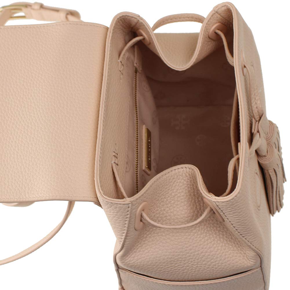 Tory Burch Thea Mini Sweet Melon Leather Backpack for Women - Stylish & Compact Crossbody Bag for Travel, Work & Everyday Use