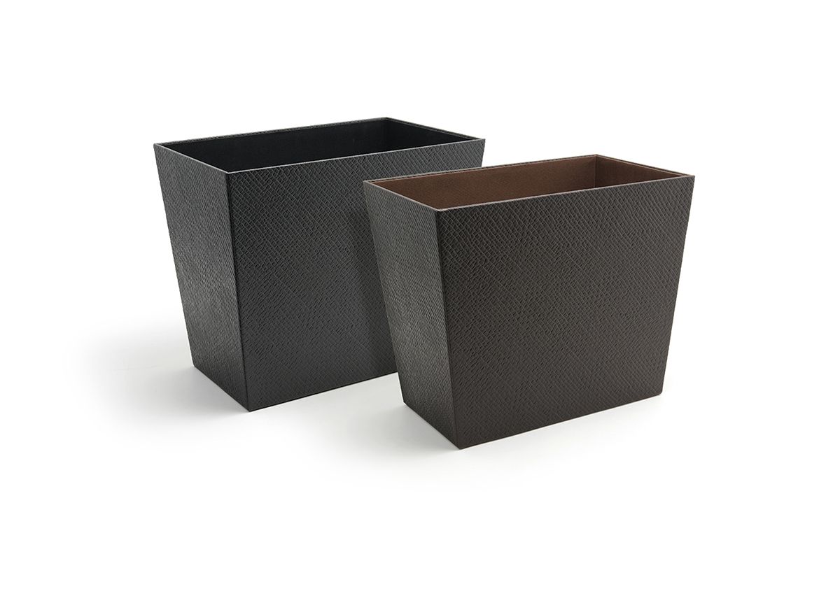 FOH Java Recycle Bin 17 Quart (4 Pack) - Heavy Duty Plastic Wastebasket for Office, Kitchen, Bathroom & Classroom Recycling