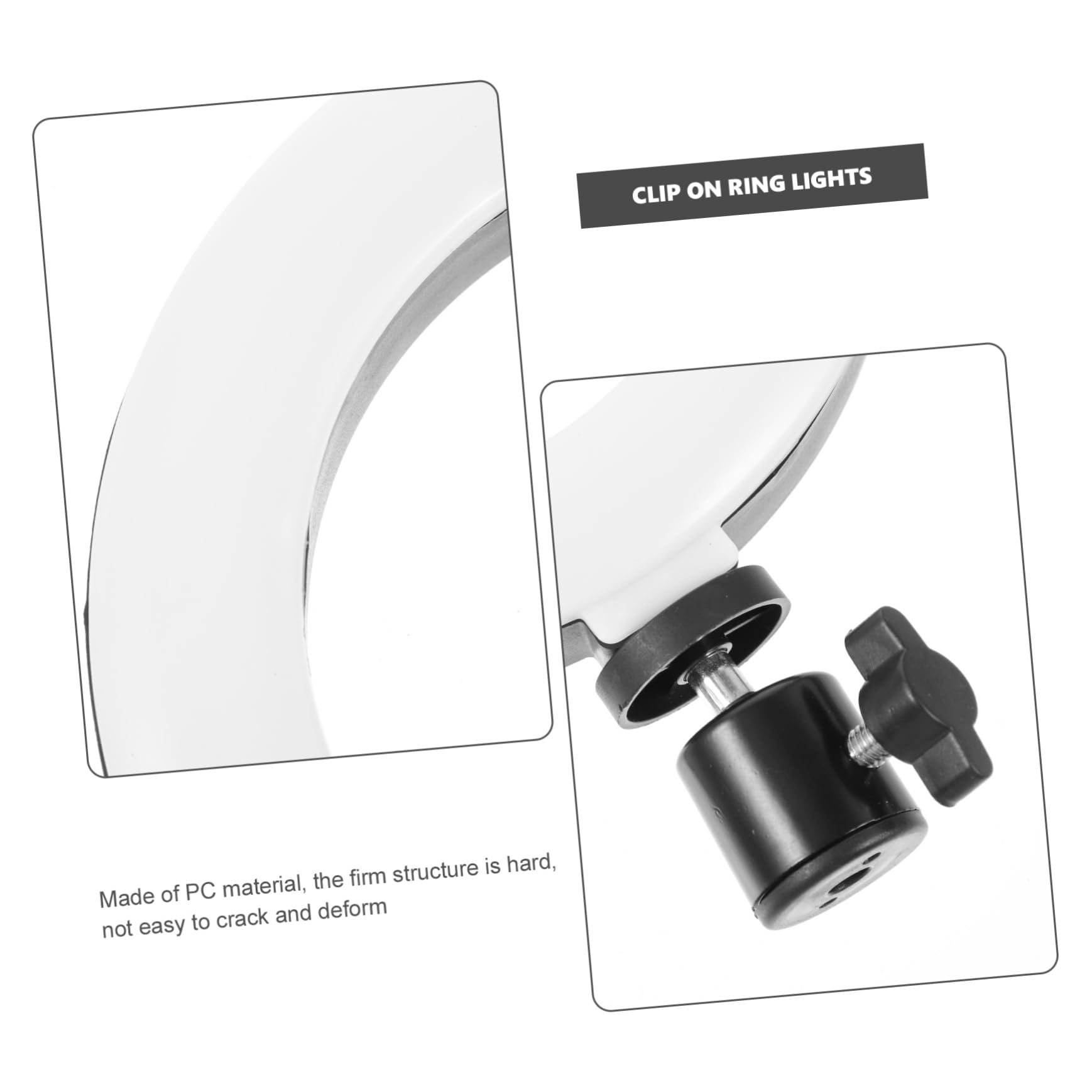 SUPVOX Adjustable Laptop Light & Phone Stand for Home Office & Selfie