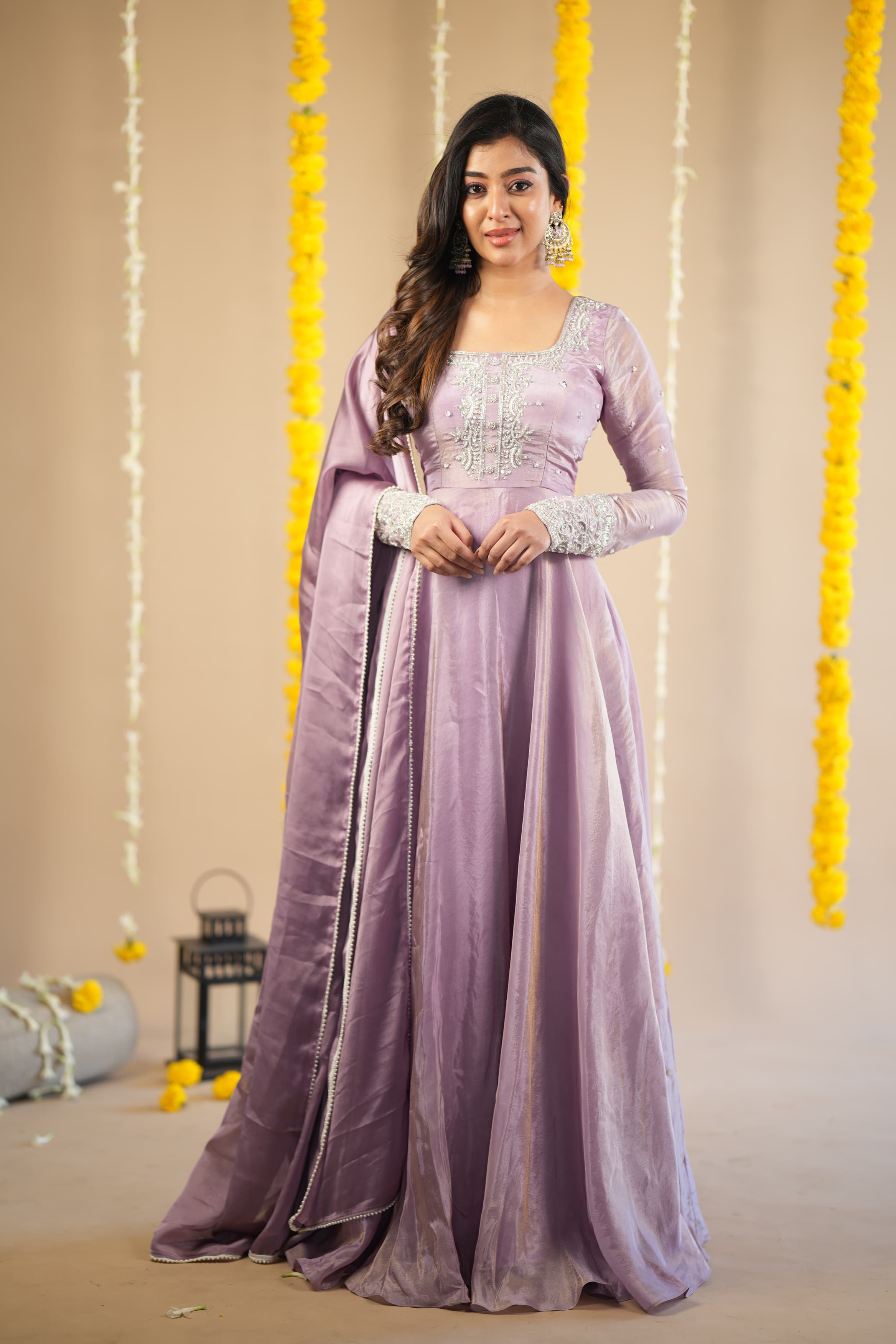 Malini Premium Designer Anarkali Dress for Women | Elegant Indian Party Wear | Perfect for Weddings, Festivals & Special Occasions