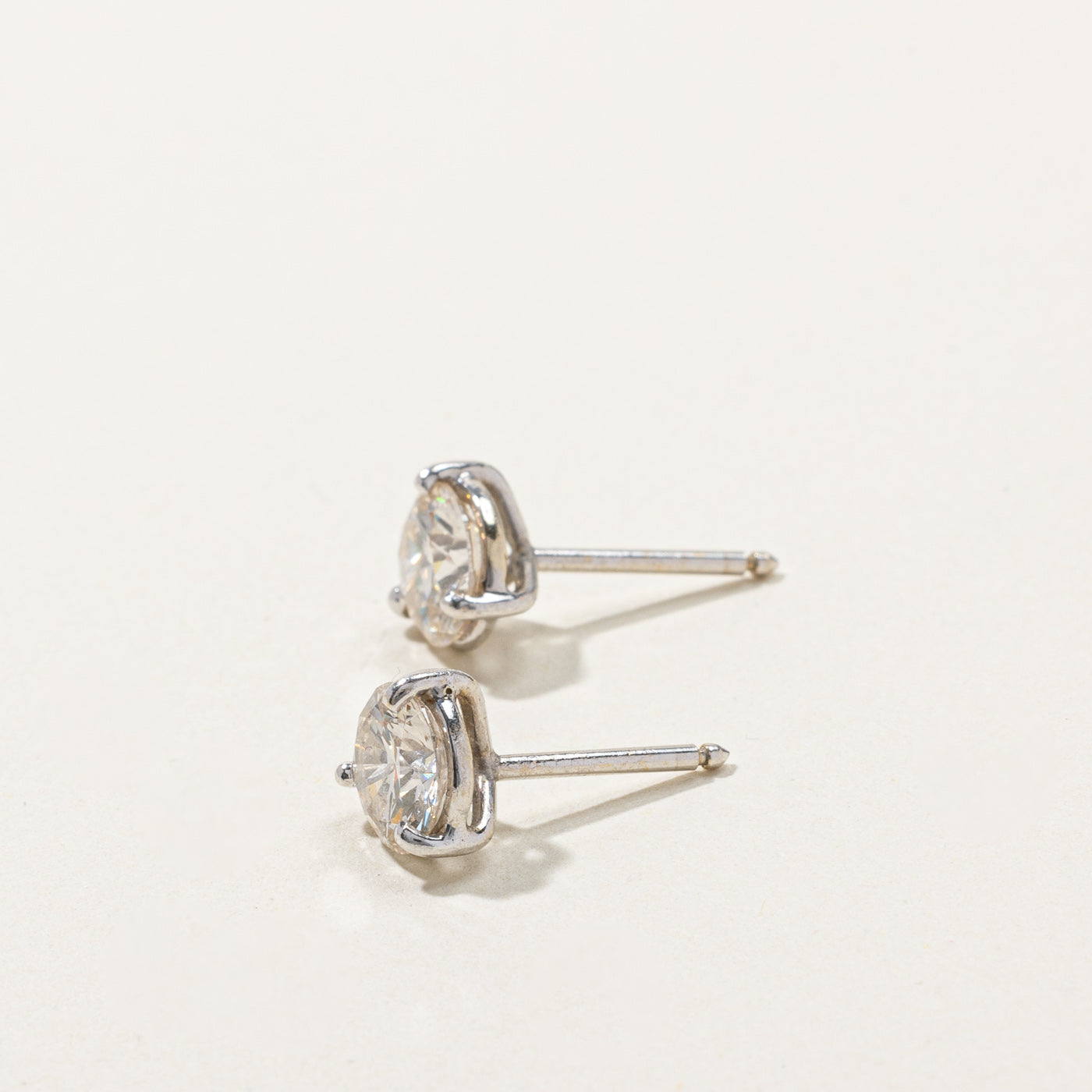 2.10ctw Diamond Stud Earrings - VS1/VS2 Clarity, K/L Color - Perfect for Weddings, Anniversaries & Special Occasions