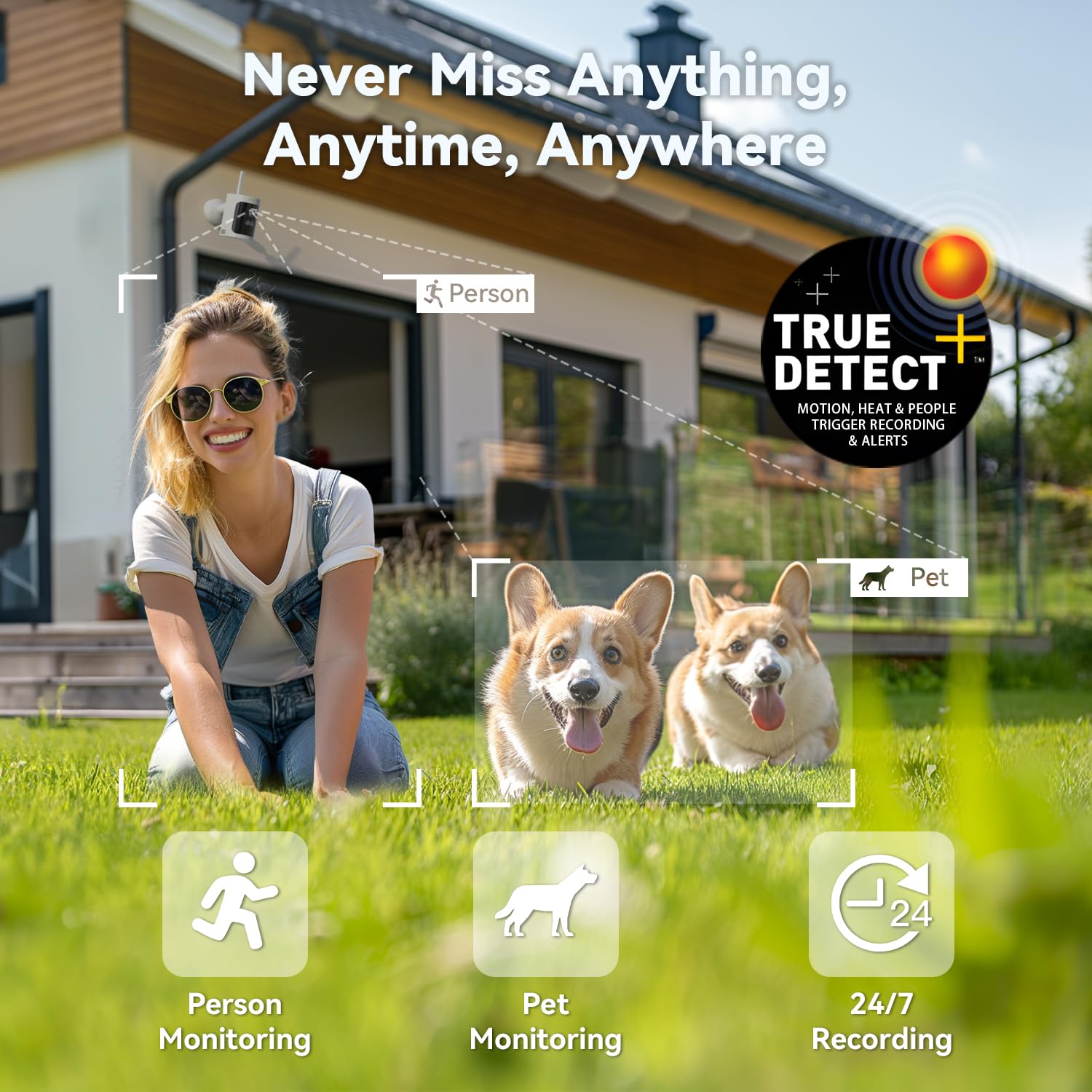 Swann AllSecure 4K Wireless NVR Security System with 2 Outdoor Cameras - AI Face Recognition, Expandable Local Storage, No Monthly Fees - Ideal for Home & Business Surveillance (AS4K800SD)
