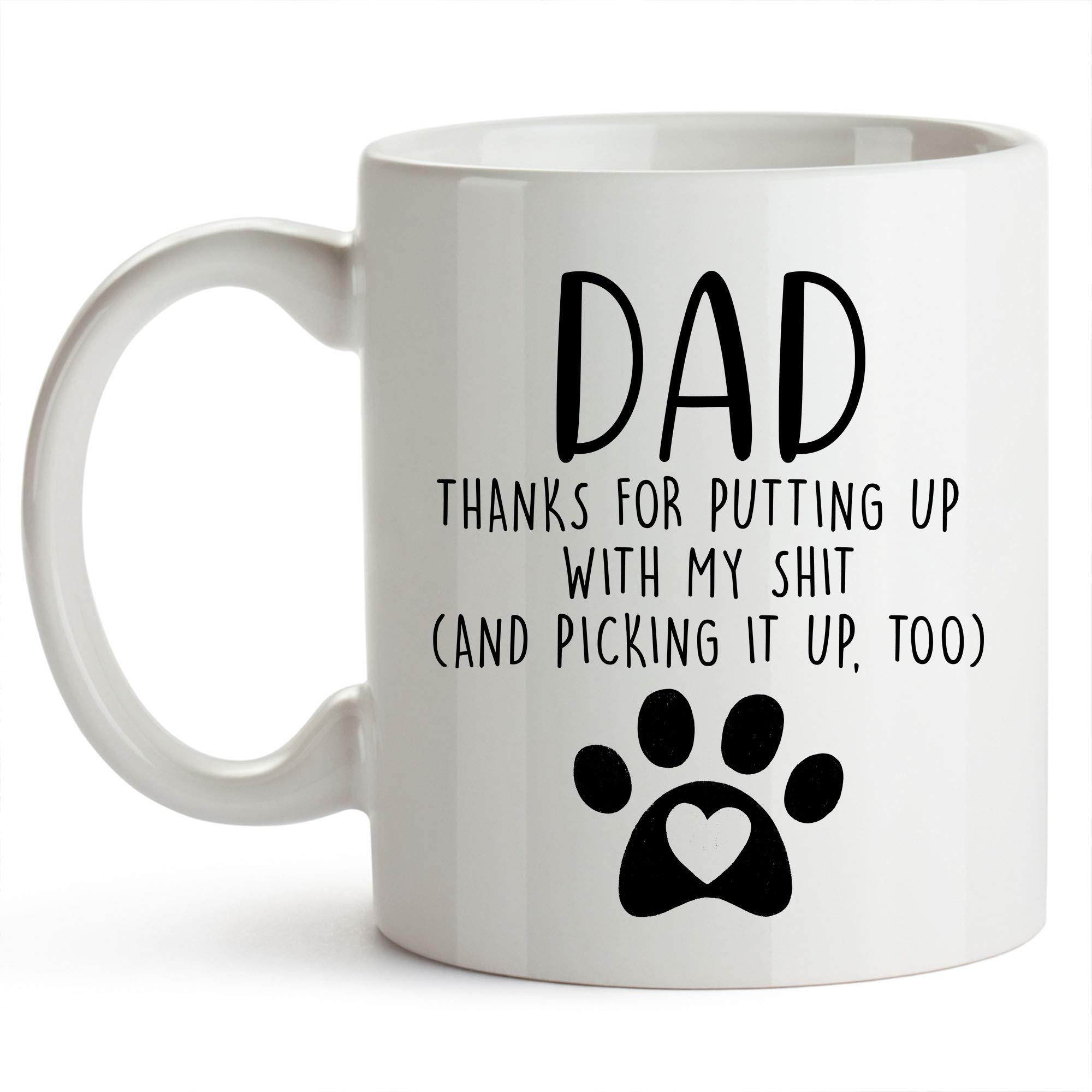 YouNique Designs - Funny Dog Dad Coffee Mug for Men, Best Gift for Dog Owners & Dog Lovers - Perfect for Father's Day, Birthday & Everyday Use