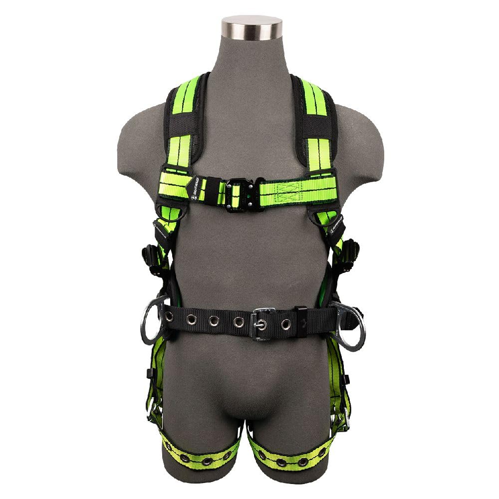 SafeWaze FS-FLEX360 FLEX 360-Degree Construction Safety Harness - OSHA Compliant Fall Protection Gear for Roofing, Scaffolding & High-Rise Work