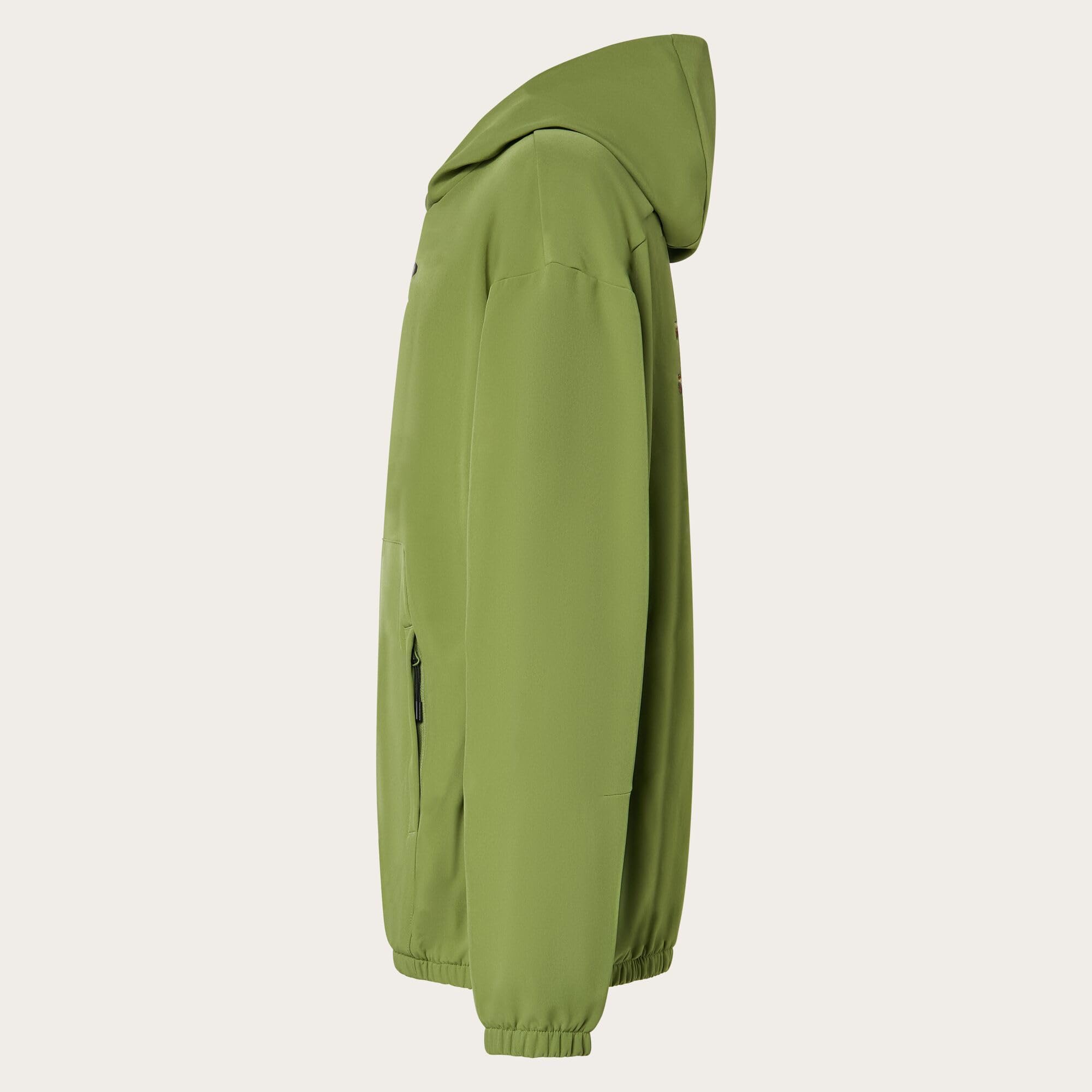 Oakley Men's Solar Rail Softshell Hoodie - Lightweight Windproof Jacket for Running, Hiking & Outdoor Activities