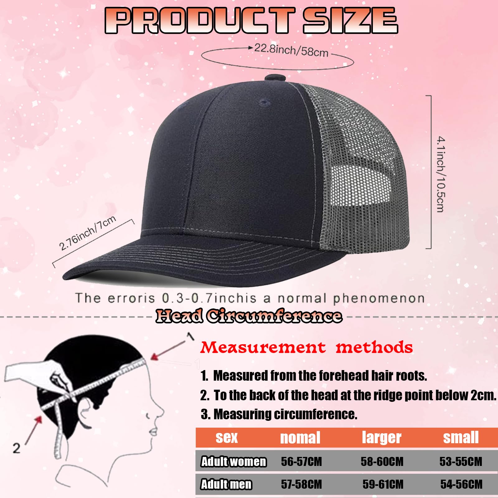Custom Hats Bulk - Personalized Trucker Hats for Men & Women with Text/Photo/Logo - Wholesale & Embroidery Options - Perfect for Sports Teams, Corporate Events & Promotional Gifts