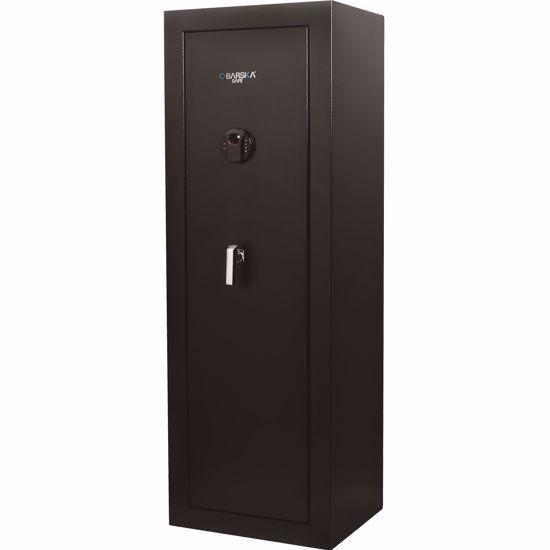 Barska AX13378 Quick Access Biometric Rifle Safe - Tall Gun Safe for Home & Office Security | Secure Storage for Firearms, Rifles & Valuables | Ideal for Bedroom, Closet or Garage Protection