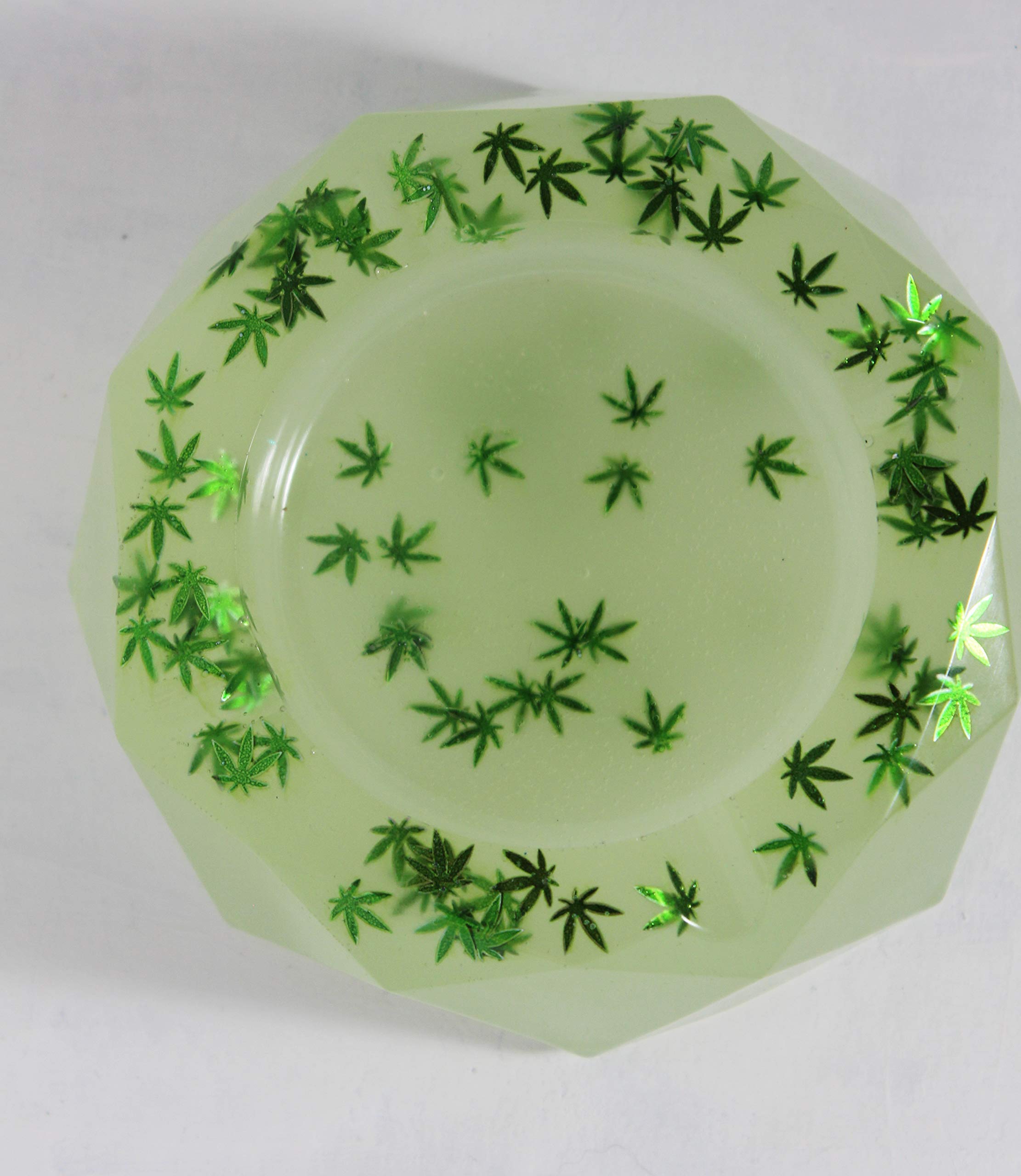 Glow in the Dark Ashtray - Premium Outdoor & Indoor Smoking Accessory for Night Use - Perfect for Patio, Camping, and Home Decor