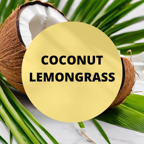 Black Canyon Coconut Lemongrass Scented Body Lotion & Body Spray Set - Moisturizing & Refreshing for Dry Skin - Perfect for Spa Day, Travel & Daily Hydration