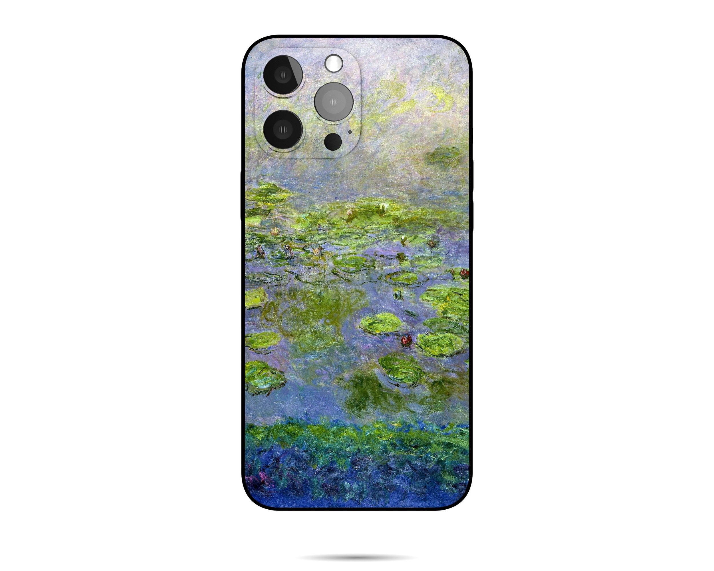 Claude Monet Water Lily Pond Art iPhone Case - Compatible with iPhone 14 Plus, 11 Pro Max, 7 Plus & 8 Plus - Matte Protective Cover - Perfect Birthday Gift for Art Lovers - Ideal for Daily Use & Travel Protection