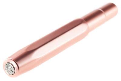 Kaweco AL Sport Fountain Pen - Fine Nib with 6 Black Ink Cartridges - Rose Gold Gift Set for Writing, Journaling & Calligraphy | Premium Aluminum Fountain Pen for Professionals & Students