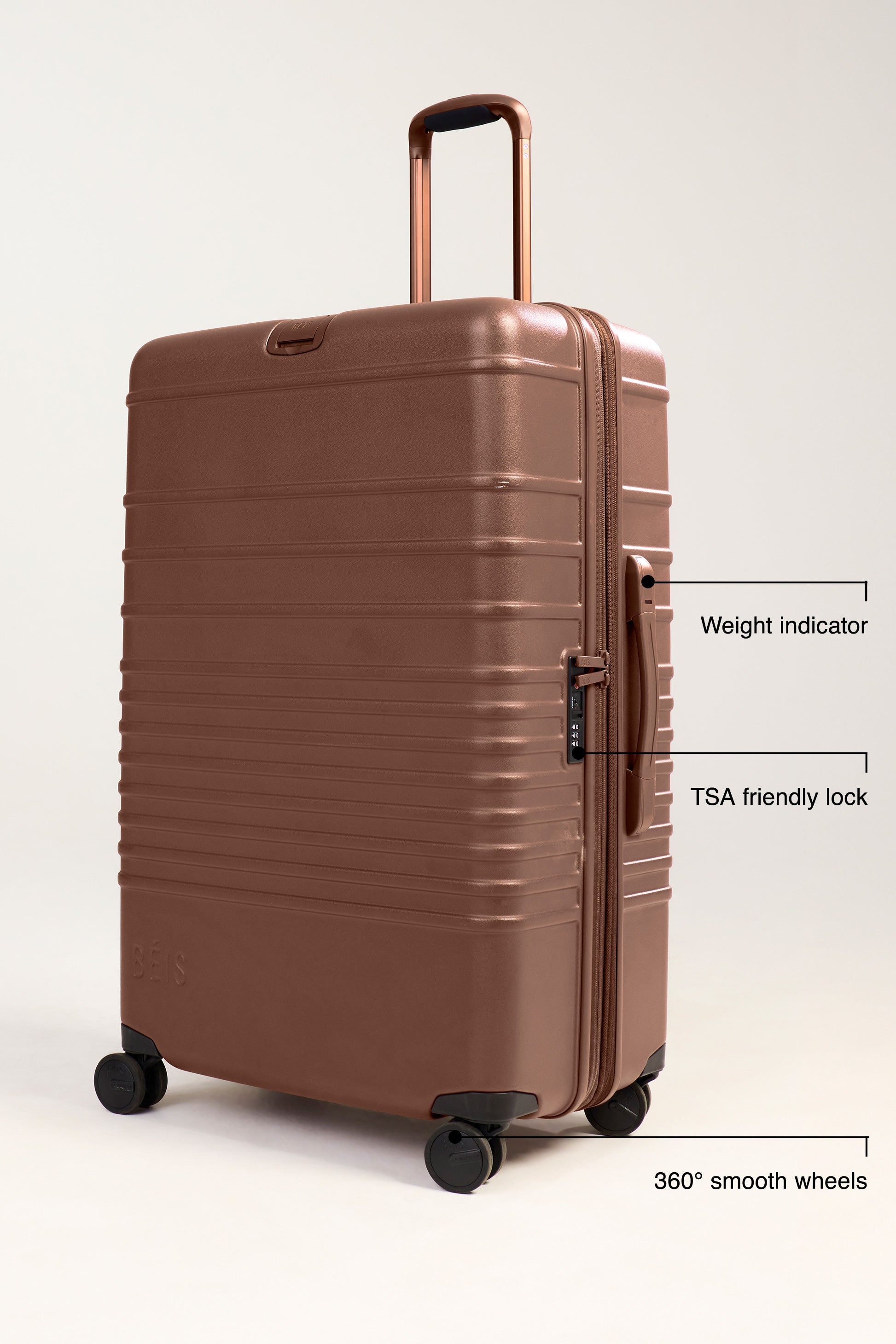 Large Maple Check-In Roller Luggage - Perfect for Air Travel, Business Trips & Vacation Packing