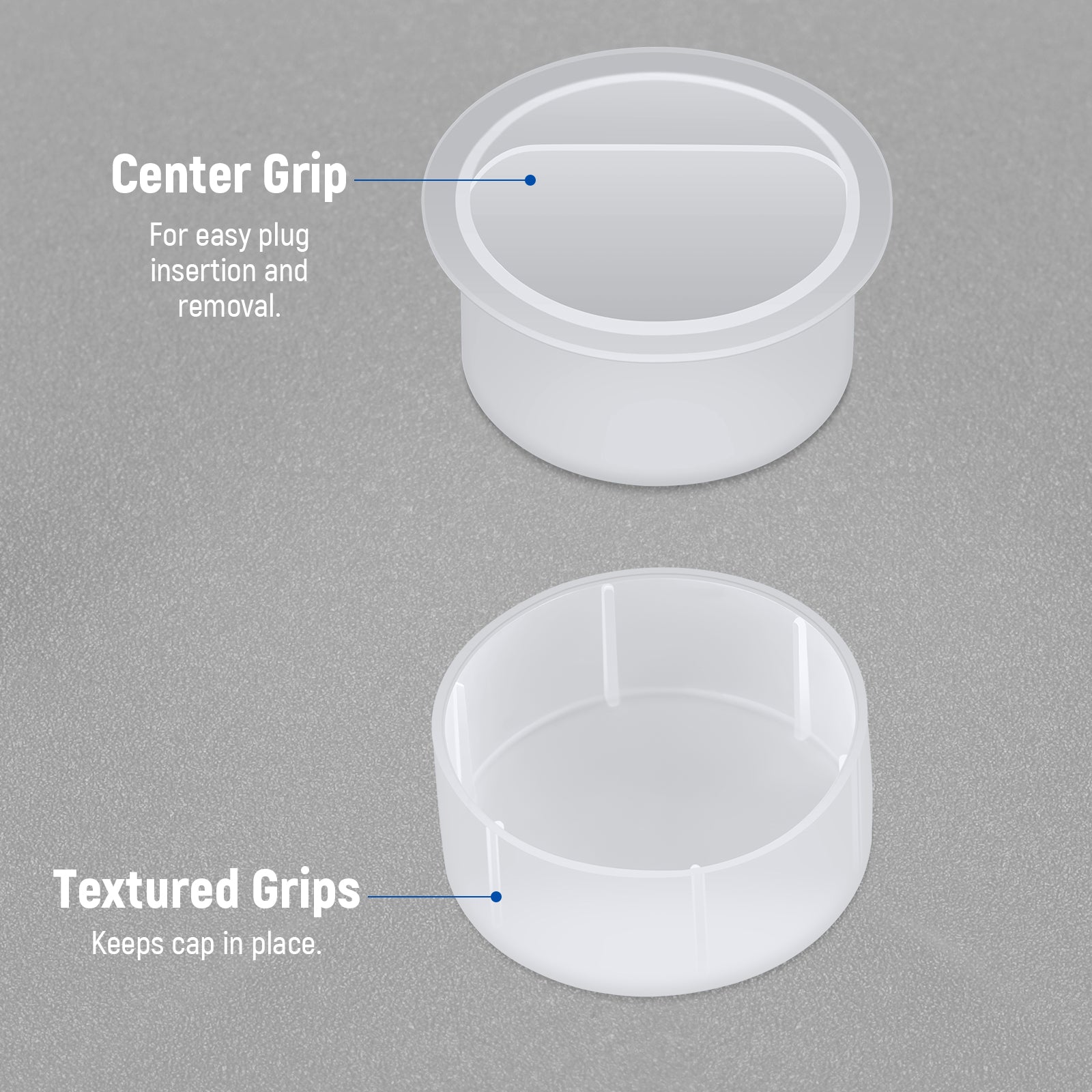 NEEWER LS T24 6-Piece Dust Cap Set for 1.25