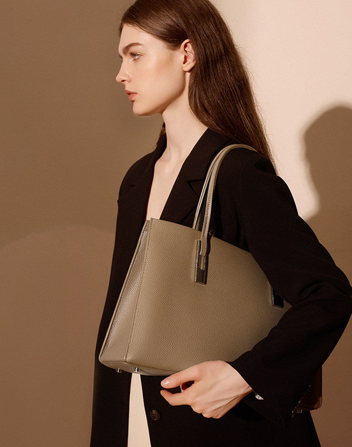 Structured Everyday Tote Bag for Women - Durable Work & Travel Tote with Pockets - Perfect for Office, Commute, Shopping & Beach Day Essentials