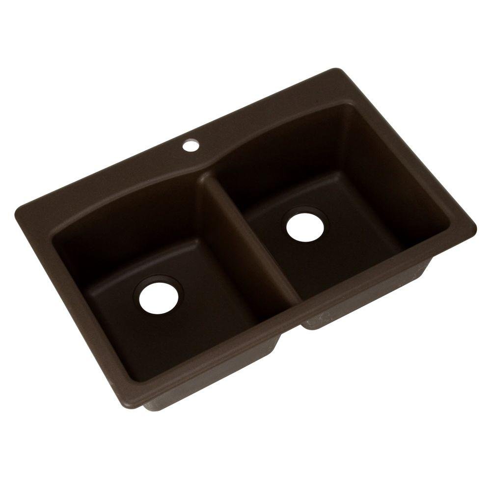 Franke EDDB33229-1 Granite Double Bowl Kitchen Sink - 33