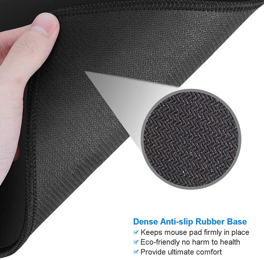 BOSOBO Round Mandala Mouse Pad - Non-Slip Rubber Base, Stitched Edge, Waterproof Office Mouse Mat for Women (7.9 x 7.9 Inch) - Perfect for Home, Office & Gaming Desks