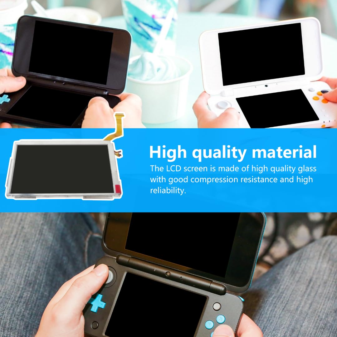 Upgraded LCD Screen Display Replacement for Nintendo 3DS XL (2015 Model) - High-Quality Top Upper Screen Repair Part for Gaming Enthusiasts | Perfect for DIY Fixes & Console Restoration Projects
