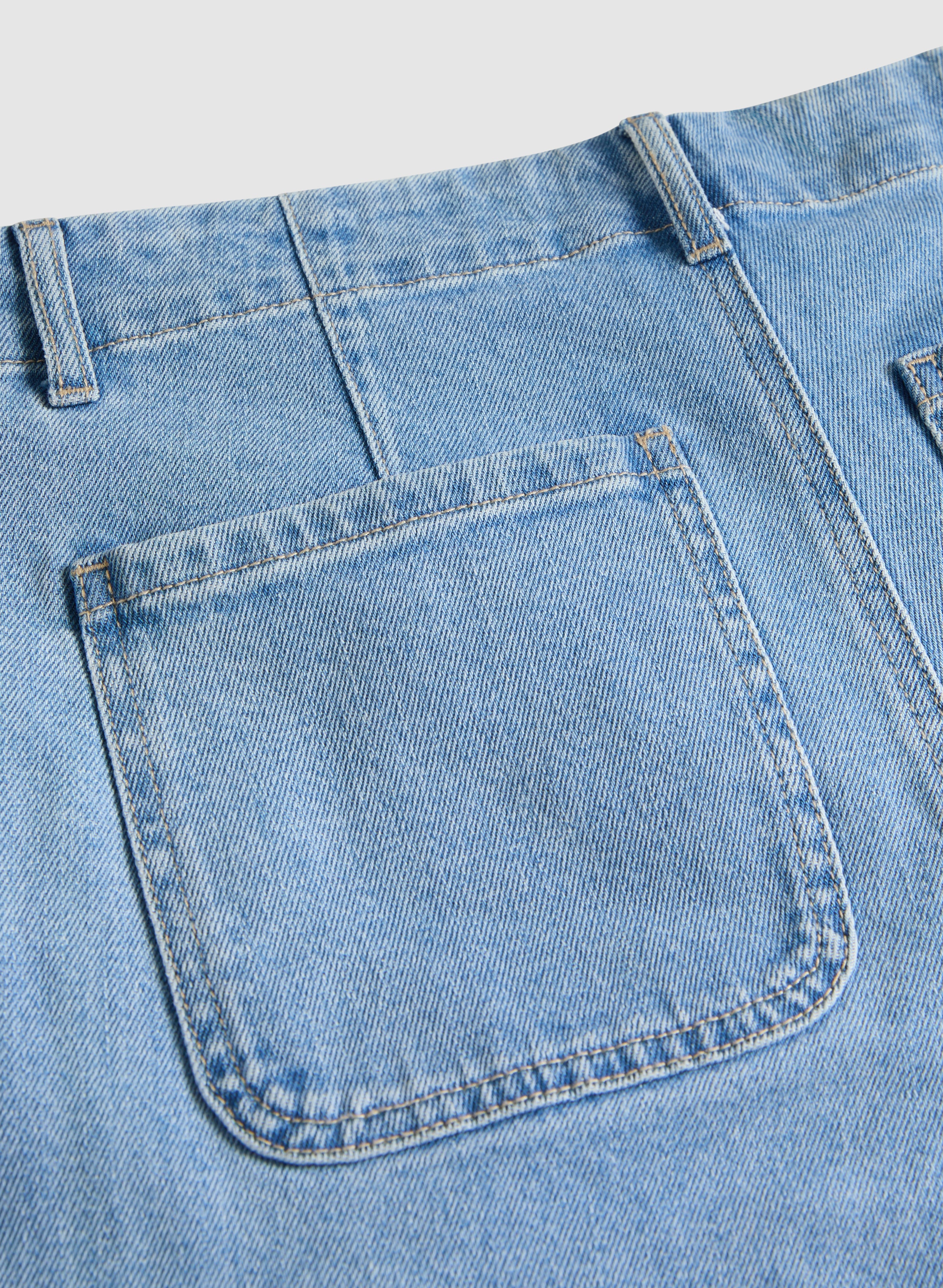 Cropped Wide Leg Jeans for Women - High Waisted Stretchy Denim Pants - Trendy Casual & Streetwear Outfits - Perfect for Summer, Travel & Everyday Wear