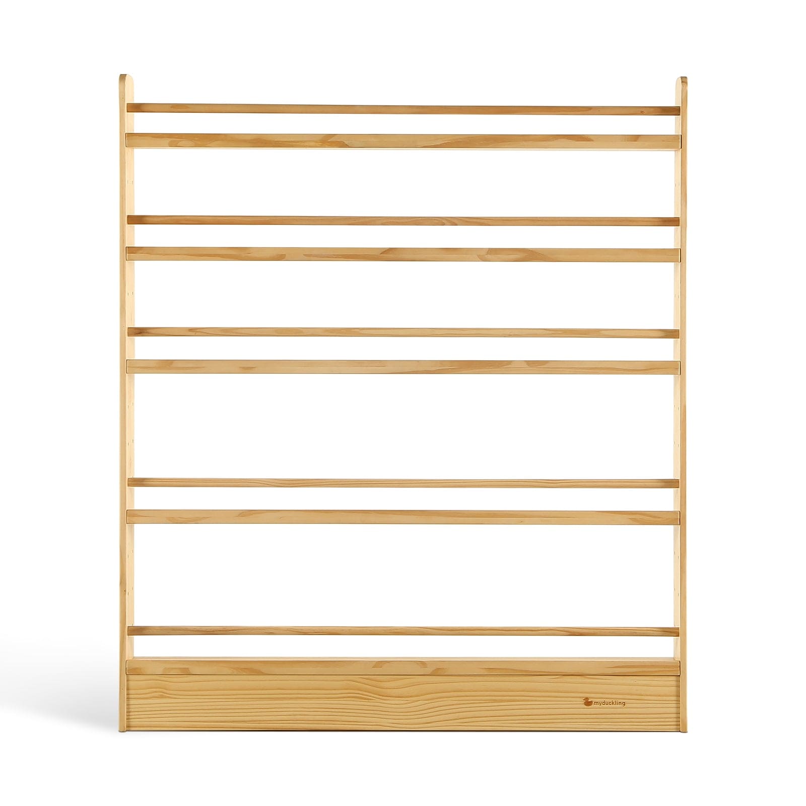 5-Tier Adjustable Solid Wood Bookshelf - Sturdy & Modern Home Office Storage for Books, Decor, and Organizing - Perfect for Living Room, Bedroom, or Study