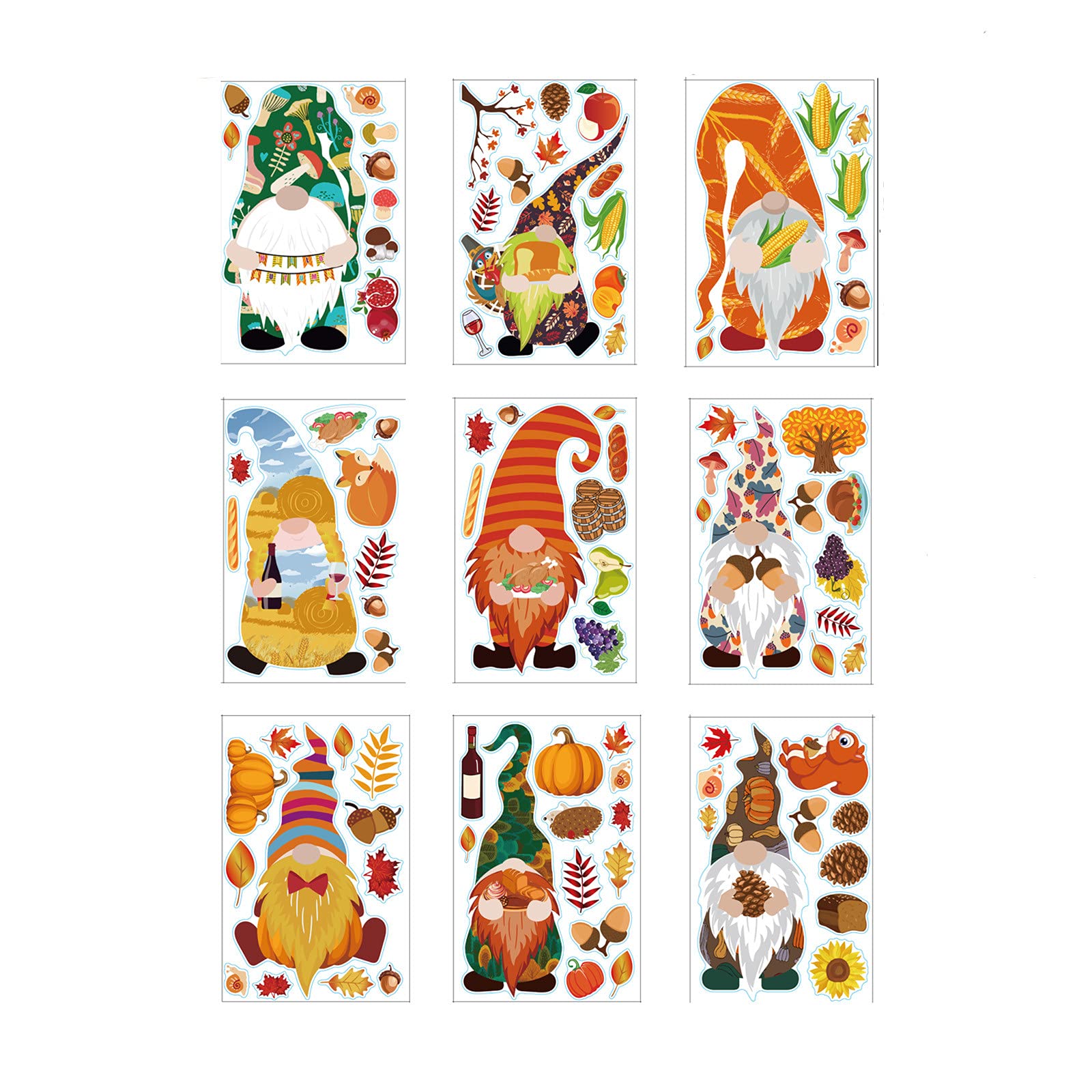 Glee Self-Adhesive PVC Wall Stickers - Summer Festival Decorative Stickers for Walls, Phones & DIY Crafts | Removable & Reusable for Home Decor, Parties, and Personalization