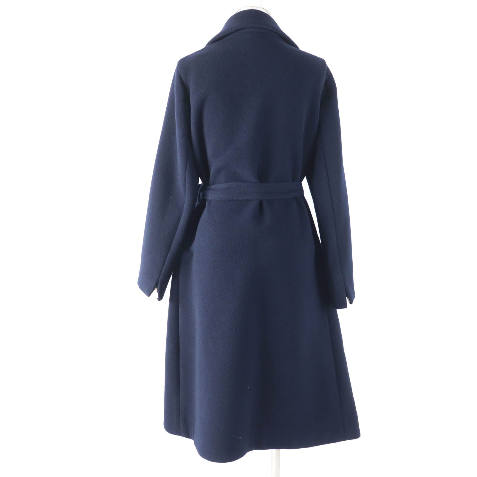 45R 45rpm Women's Wool Nylon Long Gown Coat - Elegant Winter Outerwear for Formal Occasions & Evening Events