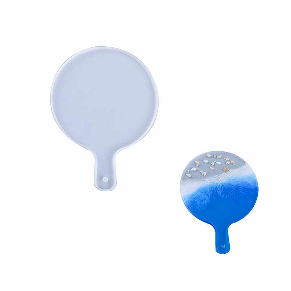DIY Silicone Resin Molds for Crafts - Round Letter Casting Molds, Coaster Tray & Crystal Resin Art Molds | Perfect for Home Decor, Wall Hangings, Custom Signs & Wall Art Projects
