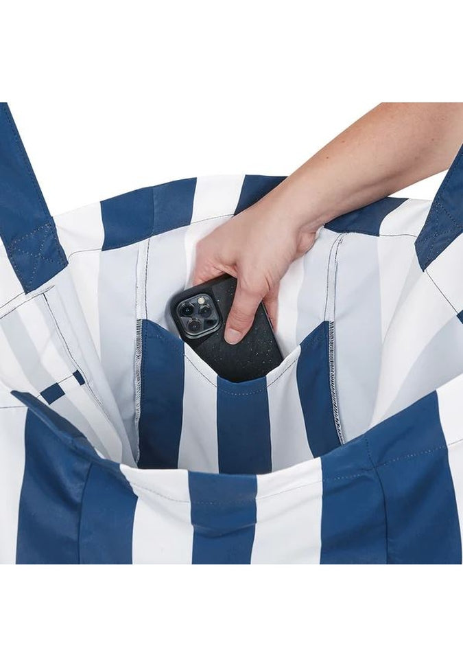 Dock & Bay Foldable Tote Bag - Lightweight Waterproof Beach Bag for Travel, Gym & Shopping | Compact Foldaway Design for Easy Storage