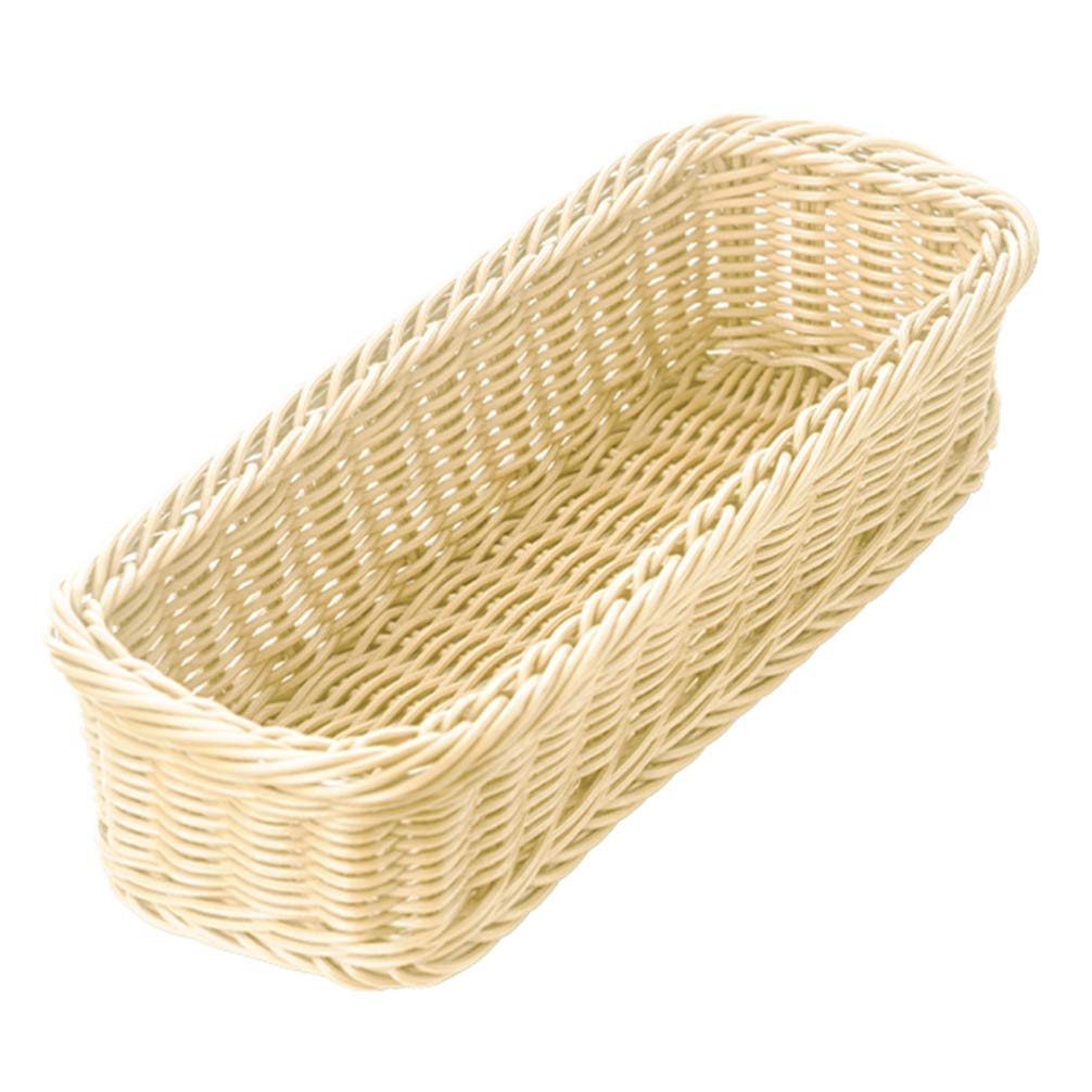 Japanese Woven Cutlery Storage Basket - Square PP Chopsticks Holder for Kitchen & Dining