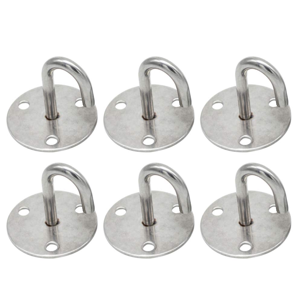 Cabilock 6-Pack Metal S Hooks - Heavy Duty Overhead Hooks for Cabinet, Wardrobe, Porch & Ceiling - Includes Screws for Secure Installation - Perfect for Hanging Lanterns, Nets, Storage & Home Organization
