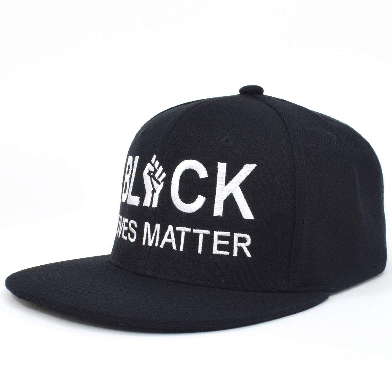 Black Lives Matter Embroidered Snapback Baseball Cap - Adjustable & Stylish for Men & Women - Perfect for Streetwear, Sports & Casual Outfits