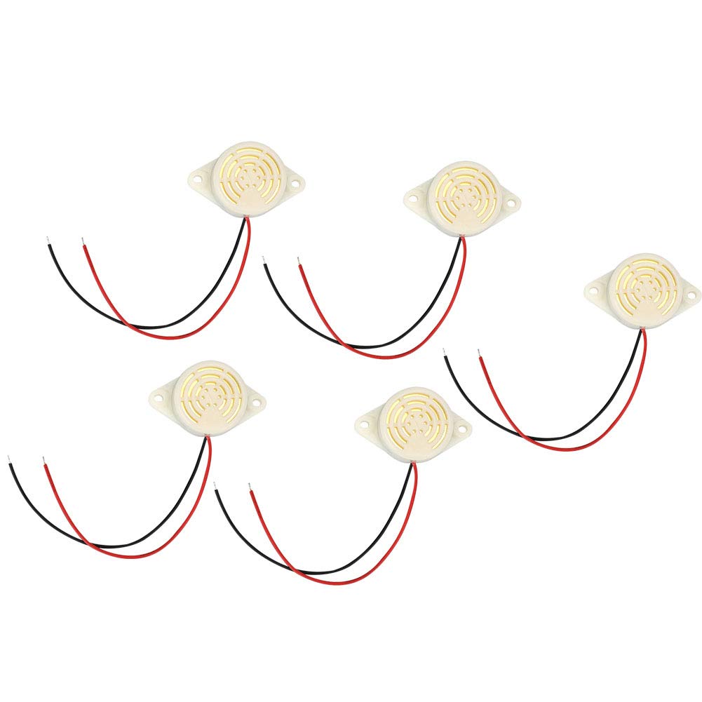 95dB Loud Electronic Alarm Buzzer - High Decibel Sound Alarm for Toys, Computers, Printers & Security Systems | Perfect for Home Security, DIY Projects & Emergency Alerts
