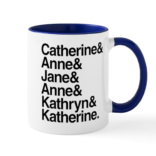 White/Navy Inside - Wives Of Henry VIII Mug