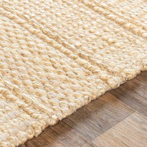 Hand Woven Aria Textured Panel Rug - Natural Jute Fiber, Multiple Sizes (5x7, 8x10) for Living Room, Bedroom & Boho Home Decor