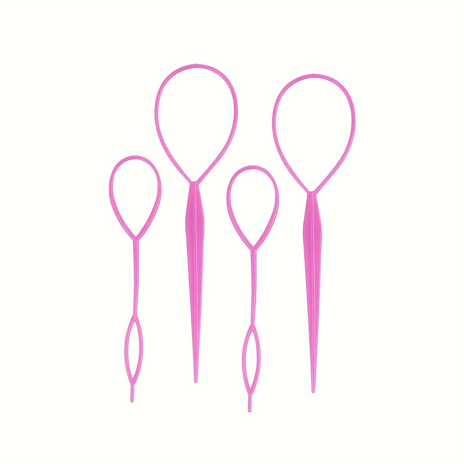Topsy Tail Hair Braid Tool – Plastic Ponytail Maker & Styling Accessory with Bonus Hair Holder (2-Pack) – Perfect for Quick Updos, Braids & Ponytails