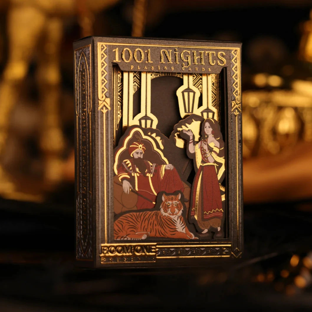 1001 Nights Playing Cards - 3D Nocturne Signature Edition Deck for Magic Tricks, Cardistry & Collectors | Premium Quality Poker Cards for Game Nights & Professional Performances