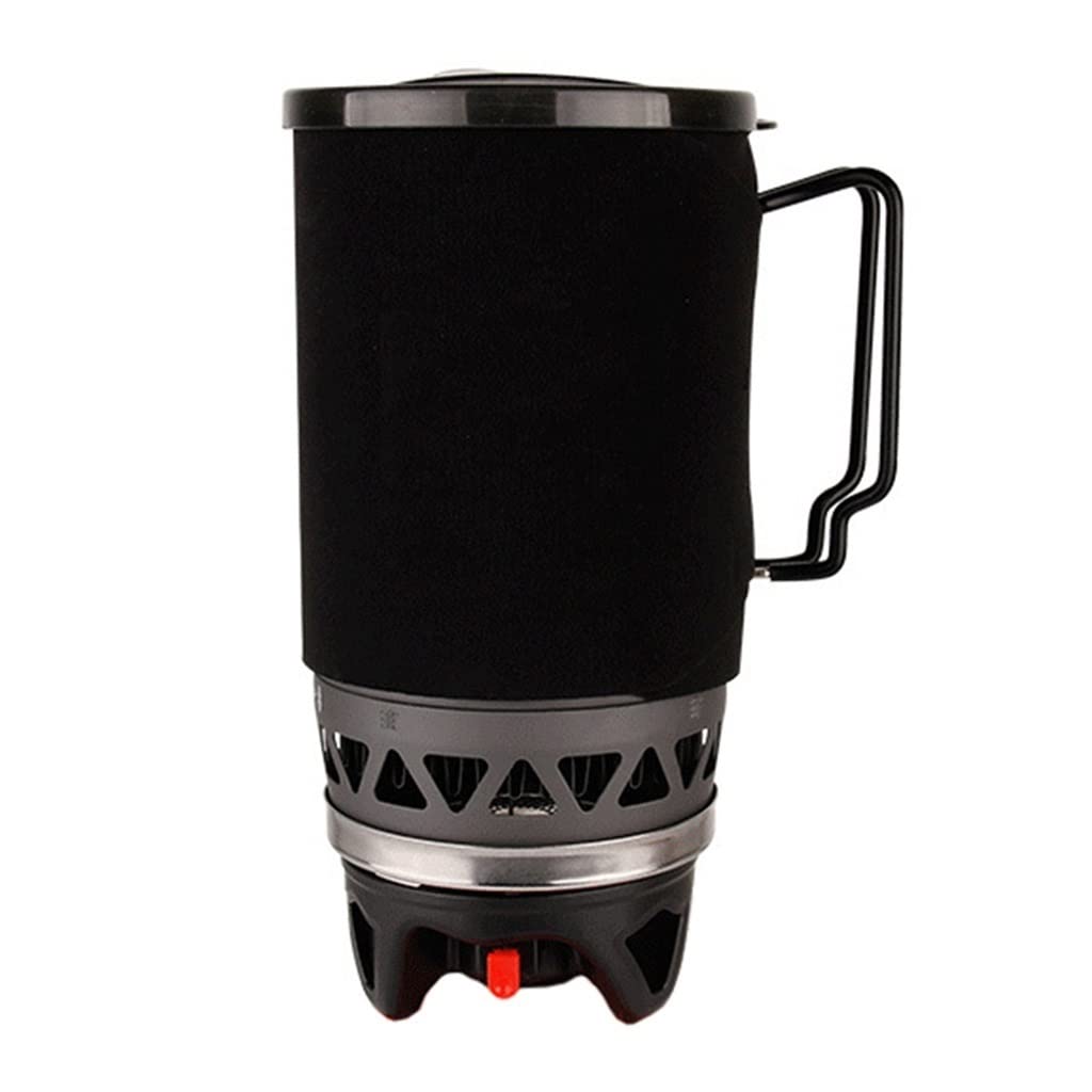Portable 1400ml Camping Gas Heater - Outdoor Propane Stove with Heat Exchanger Pot for Hiking, Backpacking & Survival Cooking | Compact Cooking System for Camping Trips, Emergency Preparedness & Outdoor Adventures