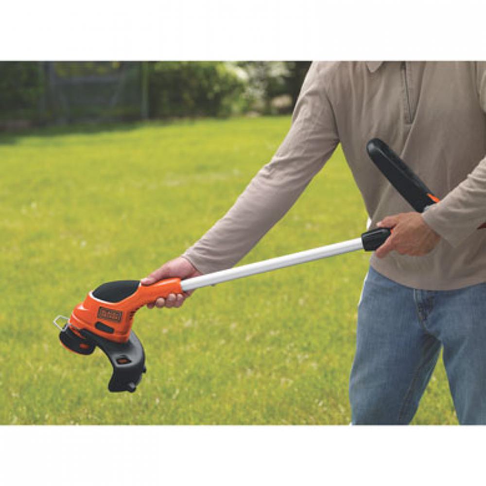 BLACK + DECKER 20V Max Lithium 12-Inch Cordless String Trimmer & Lawn Edger with 2 Batteries - Refurbished with Full Warranty - Perfect for Lawn Care, Yard Maintenance & Landscaping