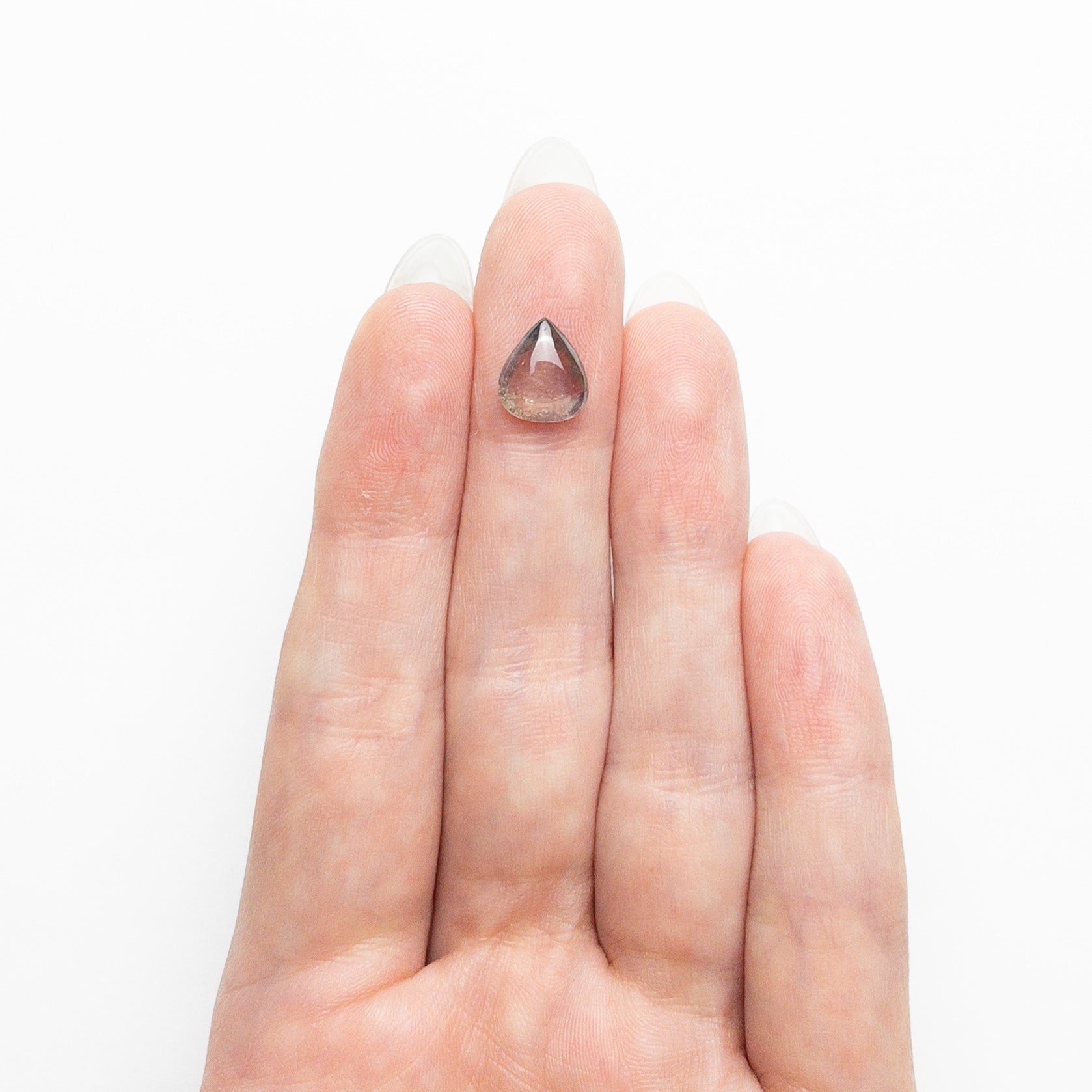 2.46ct Natural Pear Cabochon Sapphire Gemstone - 9.59x8.27x3.12mm Blue Sapphire for Jewelry Making, Engagement Rings & Necklaces (Item#25932-01) - Perfect for Birthstone Jewelry, Custom Designs & Gift Giving