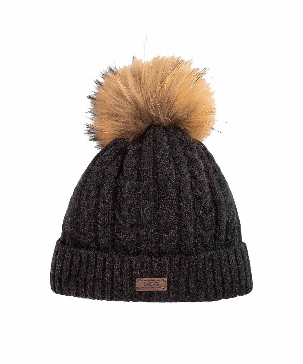 Luxury Cashmere UGG Beanie Hat for Women & Men - Soft Winter Warm Knit Hat for Cold Weather - Perfect for Skiing, Snowboarding & Outdoor Activities