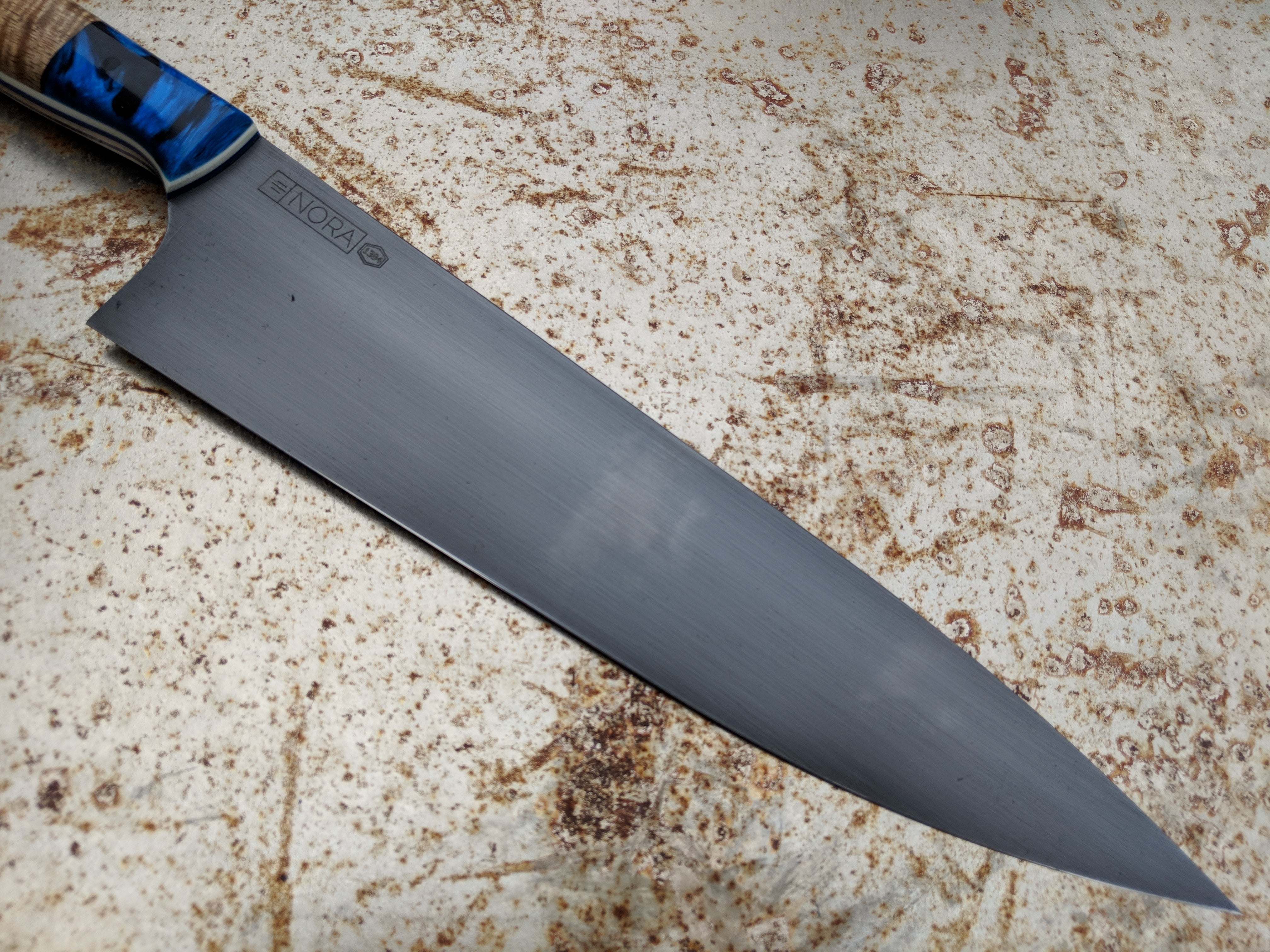 NORA Knives 10 Inch Chef Knife - Professional Kitchen Knife for Cooking, Slicing & Dicing - High Carbon Stainless Steel Blade with Ergonomic Handle - Perfect for Home Chefs & Professional Kitchens
