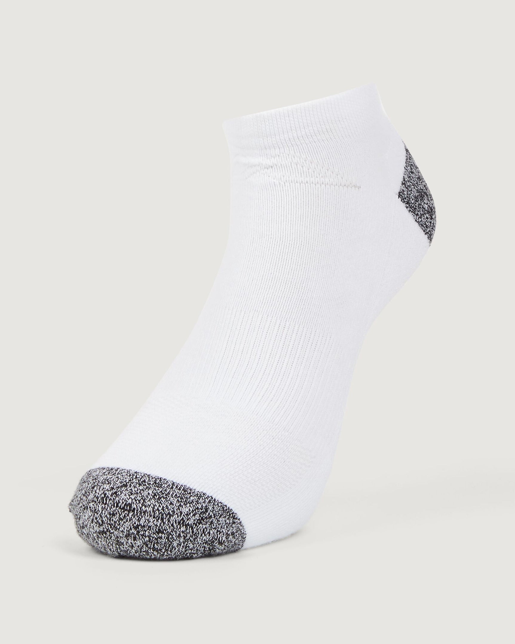 Accion driMOTION Low Cut Socks 3-Pack - Black, White & Blueridge | Moisture-Wicking Athletic Socks for Running, Gym & Everyday Wear