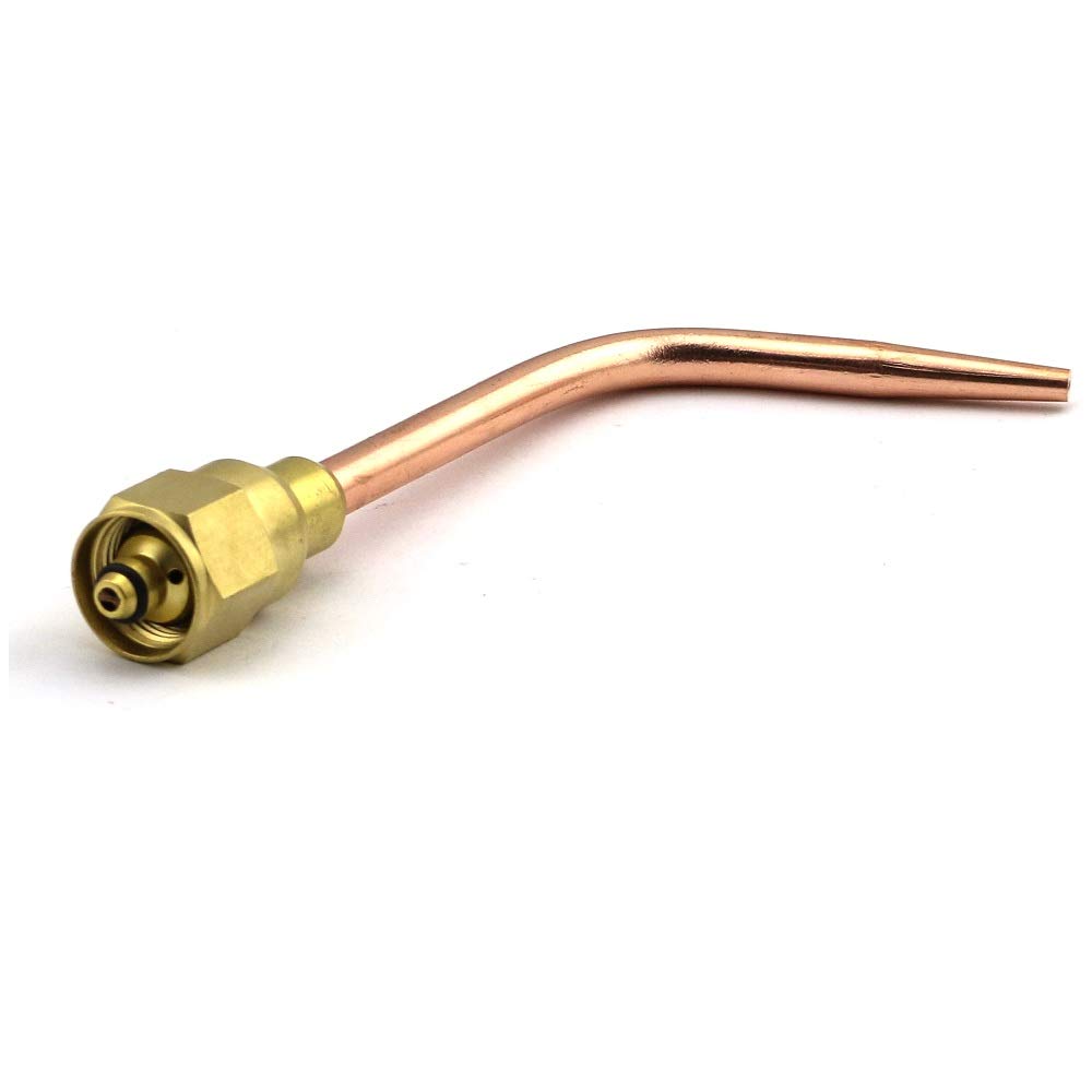 WeldingCity Acetylene Welding Brazing Nozzle Size 3 (3-W-J) with W-J Mixer - Compatible with Victor J-Series Torch Handles | Ideal for Metal Fabrication, HVAC Repair & Automotive Welding Projects